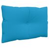 vidaXL Palletkussens 3 st stof blauw