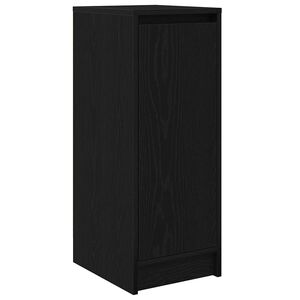 vidaXL Schoenenkast 29,5x34x76 cm spaanplaat zwart eikenkleurig