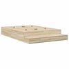 vidaXL Opbergbedframe met lade Sonoma Eiken 160 cm Bewerkt hout