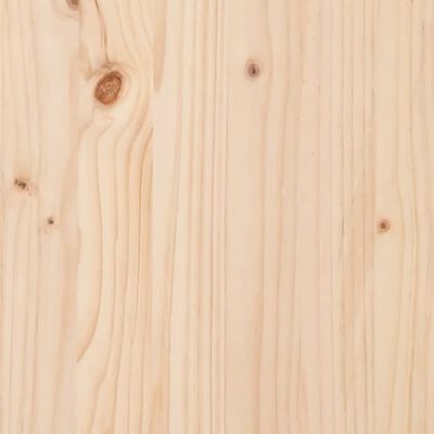 vidaXL Hoofdbord 145,5x4x100 cm massief grenenhout