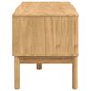 vidaXL Hal bank met lade Wasbruin 115 x 40 x 45 cm Massief Vurenhout