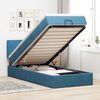 vidaXL Ottoman bed met matras 80x200cm fluweel donkerblauw