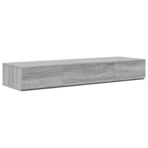 vidaXL studiobureau Grijs Sonoma 152 x 40 x 19,5 cm Bewerkt hout