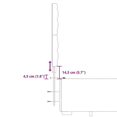 vidaXL Boxspring met matras fluweel donkergrijs 120x190 cm