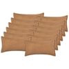 vidaXL Kussensloop 12 st HOUTEN Beige 40 x 80 cm Boucl&eacute;