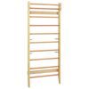vidaXL Wandklimrek 80x15,8x195 cm hout