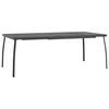 vidaXL Tuintafel 200x100x72 cm staalgaas antracietkleurig