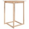 vidaXL Bartafel 80x80x110 cm massief grenenhout