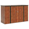 vidaXL Tuinopslagdoos Bruin 214 x 82 x 132 cm Staal