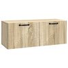 vidaXL Wandbeugel TV-kast Sonoma Eiken 78,5 x 31 x 30 cm Bewerkt hout