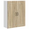 vidaXL Wandkast PORTO Sonoma Eiken 80 x 31 x 100 cm Bewerkt hout