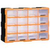 vidaXL Organiser met 16 medium lades 52x16x37 cm
