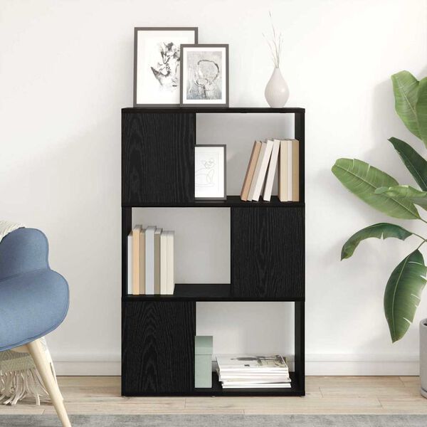 vidaXL Tv-meubelset Zwart 60 x 24 x 94,5 cm Bewerkt hout