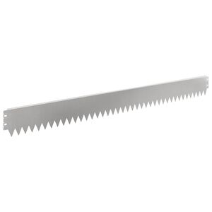 vidaXL Gazonrand 10 st 103 x 10 cm Staal zilver
