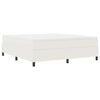 vidaXL Boxspringbed Cr&egrave;me en Wit 180 x 200 cm Katoen Stof