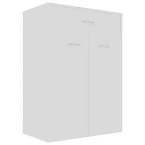 vidaXL Schoenenkast 60x35x84 cm bewerkt hout wit
