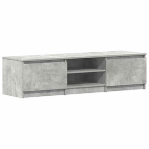 vidaXL Tv-meubel 140x40x35,5 cm bewerkt hout betongrijs