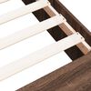vidaXL Bedframe bewerkt hout bruin eikenkleur 120x200 cm