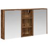 vidaXL Badkamerkastenset 3 st 116 x 16 x 62,5 cm Bewerkt hout