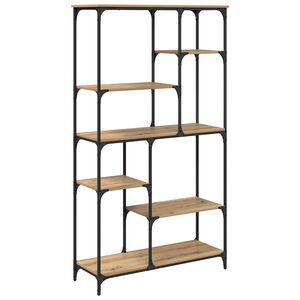 vidaXL Boekenkast 5-laags 99 x 35,5 x 176 cm Bewerkt hout