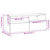 vidaXL Tv-wandmeubel 80x30x30 cm bewerkt hout grijs sonoma eikenkleur