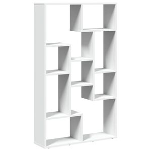 vidaXL Boekenkast 72x20x120,5 cm bewerkt hout wit