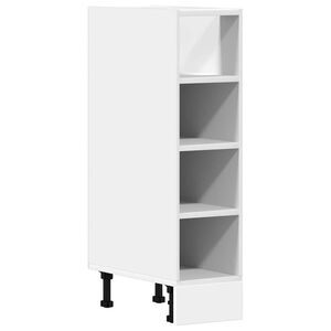 vidaXL Onderkast Riga 20x44,5x81,5 cm bewerkt hout wit