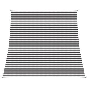 vidaXL Zonneschaduwzeil Rechthoekig 4/5 x 4 m HDPE Antraciet en Wit