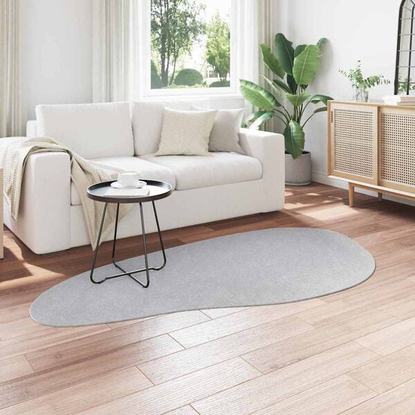 vidaXL Vloerkleden HUARTE Grijs 100 x 200 cm Polyester