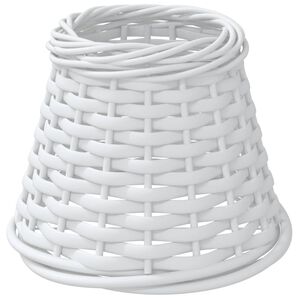 vidaXL Lampenkap &Oslash;15x12 cm wicker wit