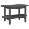 vidaXL Salontafel 80x45x45 cm massief grenenhout grijs