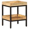 vidaXL Bijzettafel Bruin 35 x 35 x 45 cm Massief Mango Hout