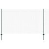 vidaXL Gelaste Draadhek met Paal 10 x 1,4 m PVC-Coated Staal Groen