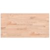 vidaXL Wastafelblad 80x40x2,5 cm massief beukenhout