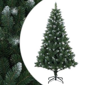 vidaXL Kunstkerstboom 120 cm PVC en Metaal Groen