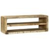 vidaXL TV-kast met plank Bruin 100 x 32 x 36 cm Massief mangohout