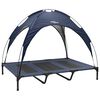 vidaXL Hondenbed Marineblauw 122 x 93 x 106,5 cm Staal