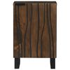 vidaXL Badkamertenk te kast met plank Walnotenhout 38 x 33,5 x 58 cm
