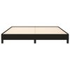 vidaXL Bedframe zonder matras stof zwart 180x200 cm