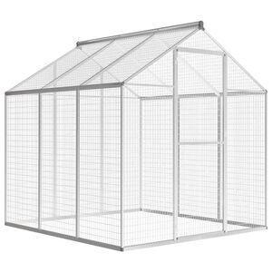 vidaXL Voli&egrave;re 183x178x194 cm aluminium