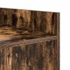 vidaXL Wasmachinekast Gerookt eiken 67,5 x 48 x 97 cm Bewerkt hout