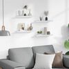 vidaXL Wandschappen 4 st 40x9x3 cm wit