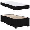 vidaXL Bedframe met matras Zwart 80 x 200 cm Stof