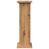 vidaXL Sokkel met opbergruimte 31x30x90 cm hout artisanaal eikenkleur