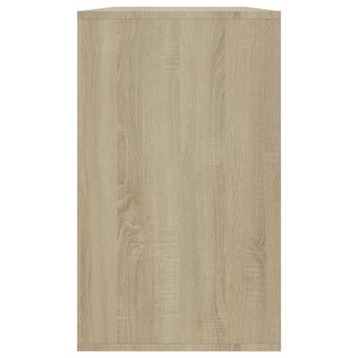 vidaXL Dressoir 120x41x75 cm bewerkt hout sonoma eikenkleurig