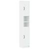 vidaXL Badkamerkast met Open Plank UTRECHT Wit 30 x 31 x 187 cm