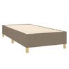 vidaXL Boxspring bed 80x200 cm stof taupe