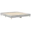 vidaXL Bedframe zonder matras 180x200 cm spaanplaat grijs Sonoma