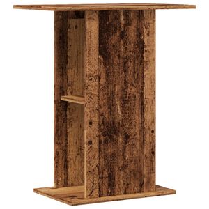 vidaXL Aquariumstandaard 36x60,5x72,5 cm bewerkt hout oud houtkleurig