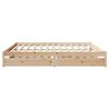 vidaXL Bedframe zonder matras massief grenenhout 180x200 cm